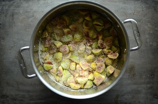 Sugared figs for fig meyer lemon marmalade