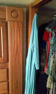 hooks in small closet