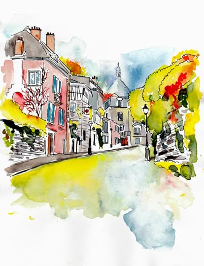 Montmartre autumn painting 2017 570
