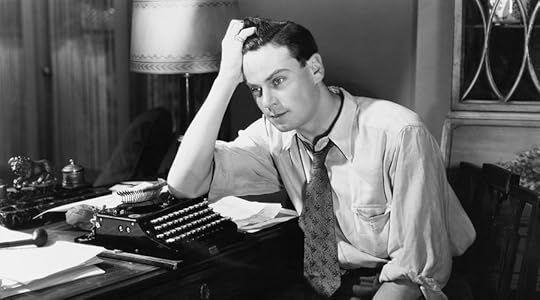 Image result for writing at typewriter, black and white photo