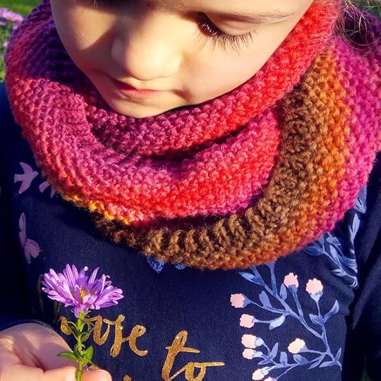 Gestrickter Loop Indian Summer