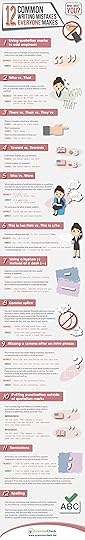 12 Common Writing Mistakes Everyone Makes (Infographic)