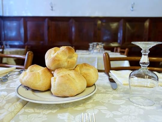 Eating Bread in Italy