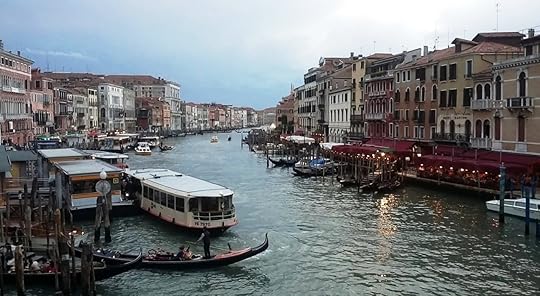 The Grand Canal, view looking south from the Rialto Bridge