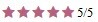 5 of 5 start rating
