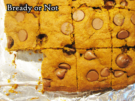 Bready or Not: Pumpkin Chocolate Chip Bars 