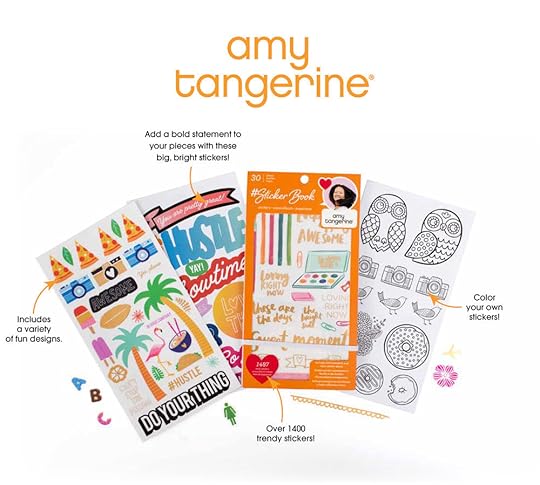 Amy Tangerine Sticker Book! Over 1400 stickers