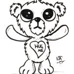 Hug Me Bear - Inktober 2017