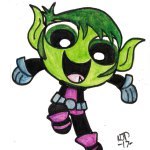 Teen Titans Beast Boy - Inktober 2017