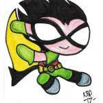 Robin Teen Titans - Inktober 2017