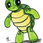 Dhoort The Turtle - Inktober 2017