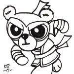 Cuddly Ninja Hue - Inktober 2017