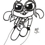 Rokkitt Bunny - Inktober 2017