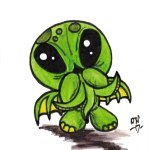 Baby Cthulhu - Inktober 2017