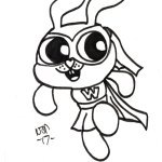 Wonder Bunny - Inktober 2017
