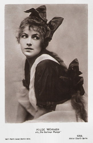 Hilde Wörner in Die Berliner Range (1913)