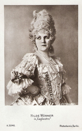 Hilde Worner in Cagliostro