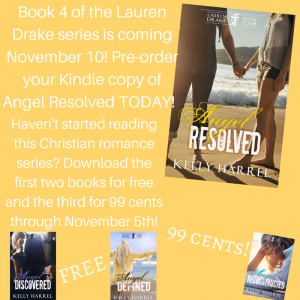 Book 4 of the Lauren Drake series is on its way! Preorder your Kindle copy of Angel Resolved TODAY