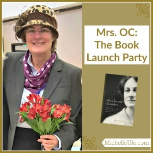 Book launch party, Mrs. Oswald Chambers, My Utmost for His Highest, what do you do at a book launch party? High tea, cucumber sandwiches