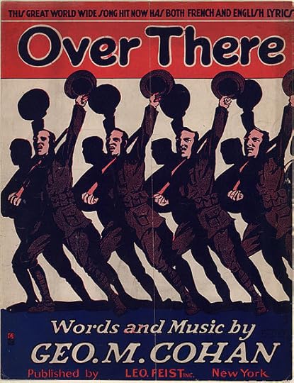 Sheet music for “Over There” by George M. Cohan (public domain via Wikipedia)