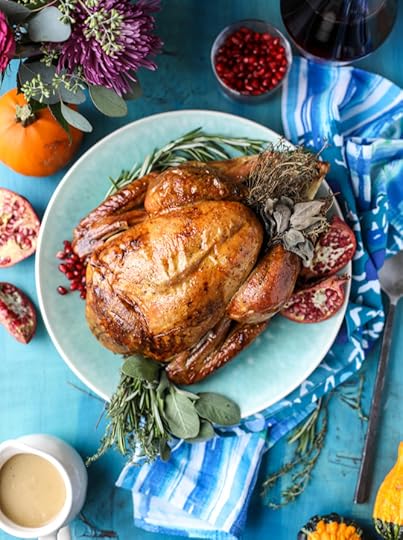 butter and wine roasted turkey with gravy I howsweeteats.com