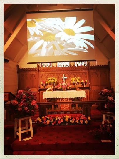 Celebration of the flowers in St Aidan's Church
