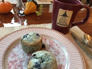 Scones at Gay Street Inn 2017