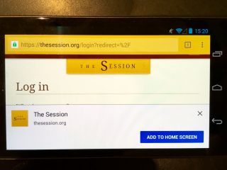 HTTPS + manifest.json + Service Worker = ���Add to Home Screen��� prompt.