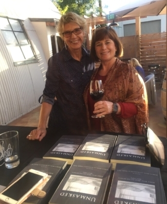 Marcia and Kathleen at Carr Winery.