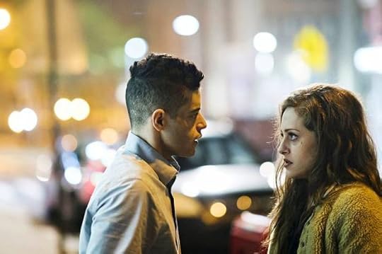 Rami Malek and Carly Chaikin in 
