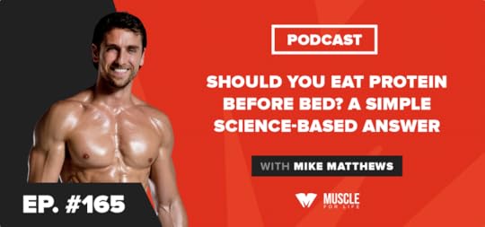 eat protein before bed podcast