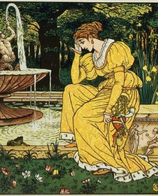 Image result for frog prince old illustration
