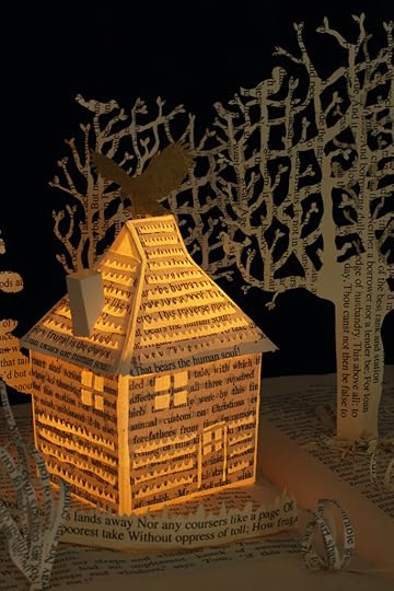 Book Sculpture Justin Rowe days fall like leaves