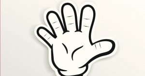 Why do cartoon characters wear white gloves?