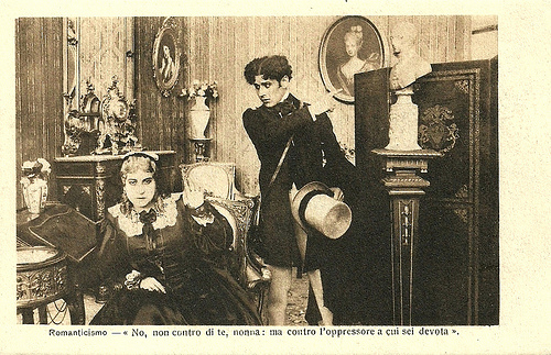 Domenico Serra and Mary Cléo Tarlarini in Romanticismo