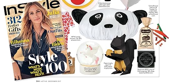 instyle magazine, lump of kohl, gift guide, holiday gift guide