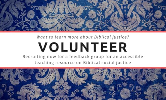 Volunteer biblical justice