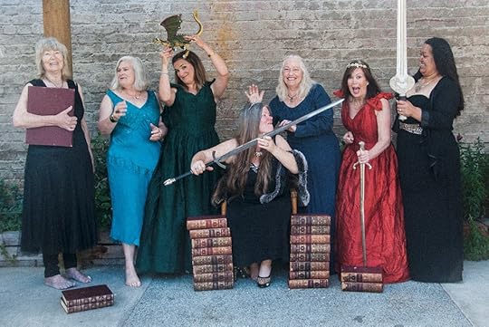 Image may contain: 5 people, people smiling, people standing