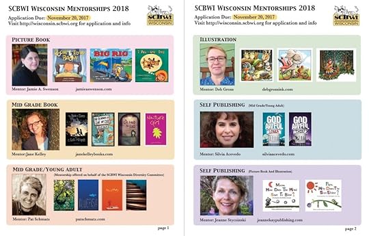 2018 SCBWI-WI Mentorships Flyer