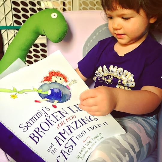 https://thebabybookwormblog.wordpress.com/2017/04/15/sammys-broken-leg-oh-no-and-the-amazing-cast-that-fixed-it-judith-wolf-mandell/