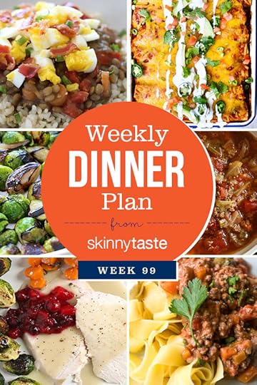 Skinnytaste Dinner Plan (Week 99)