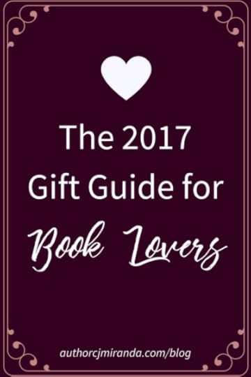 A Gift Guide for the Book Lover in Your Life | a blog post at authorcjmiranda.com