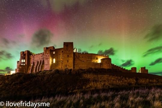 Northern Lights over Bamburgh Castle by Alan Leightley.