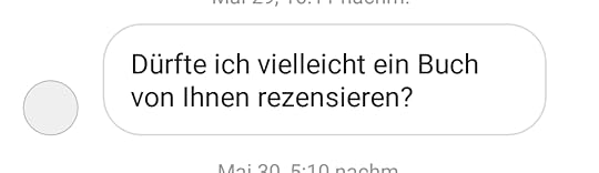 Anfrage eines Bloggers Buch rezensieren