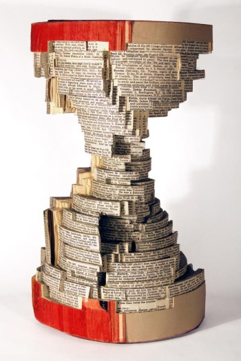 Book Sculpture by Brian Dettmer