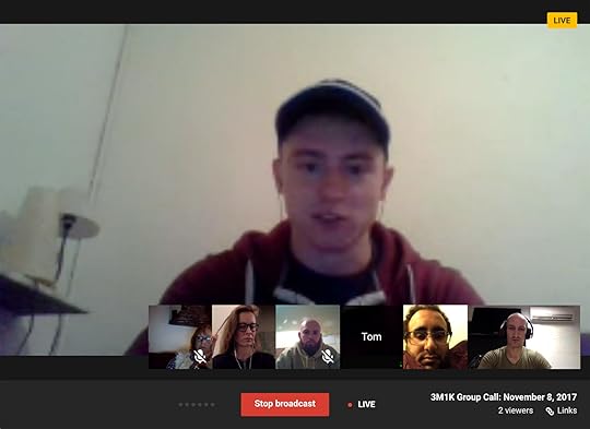 Monthly group call with my 3M1K crew