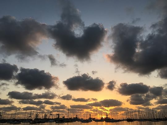 Sunrise from Playa de las Alcaravaneras