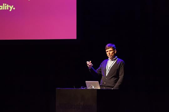 James Box speaking at UX Brighton 2017
