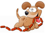Ne pas attacher son chien avec des saucisses