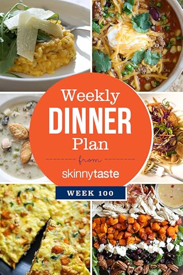 Skinnytaste Dinner Plan (Week 100)
